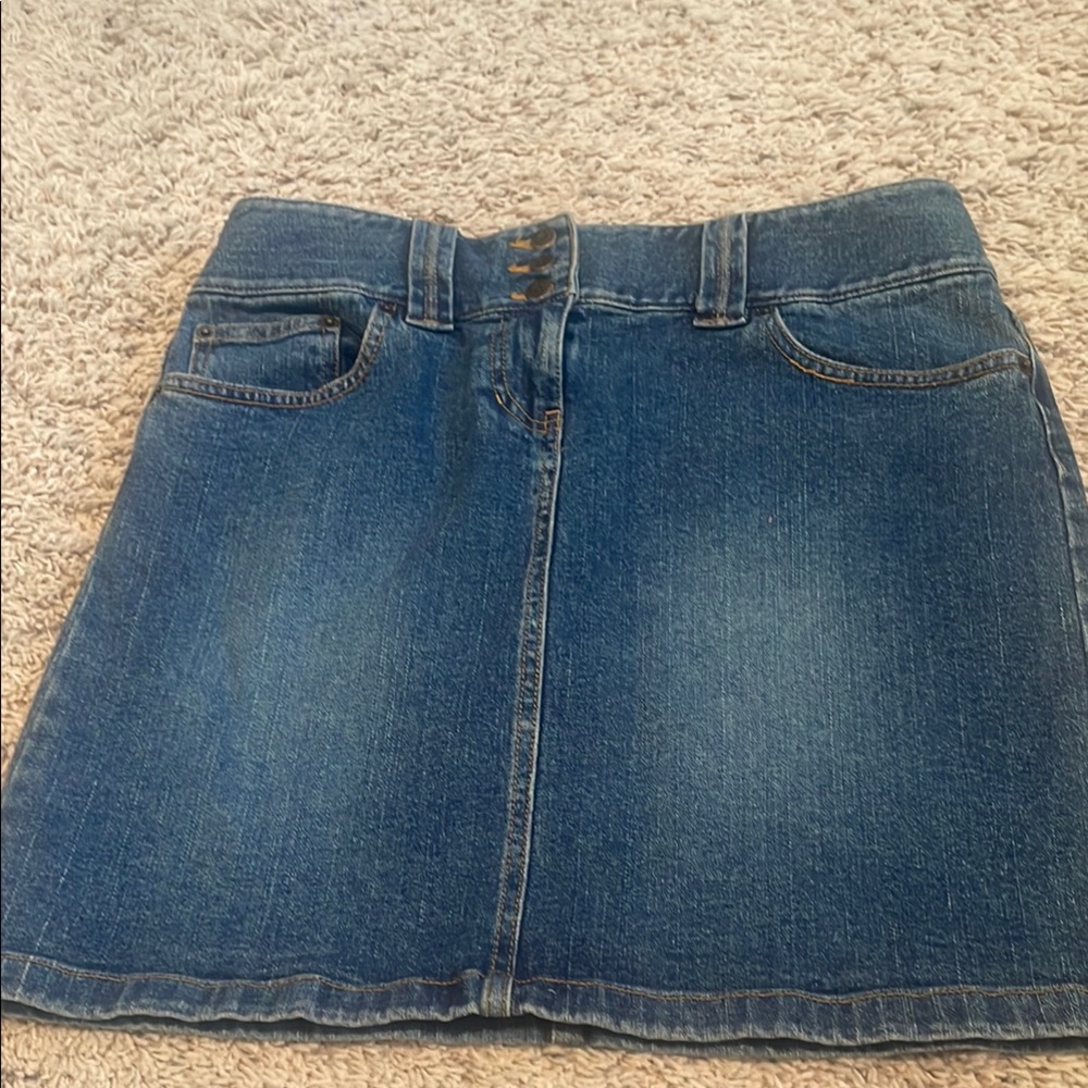 Loft denim skirt